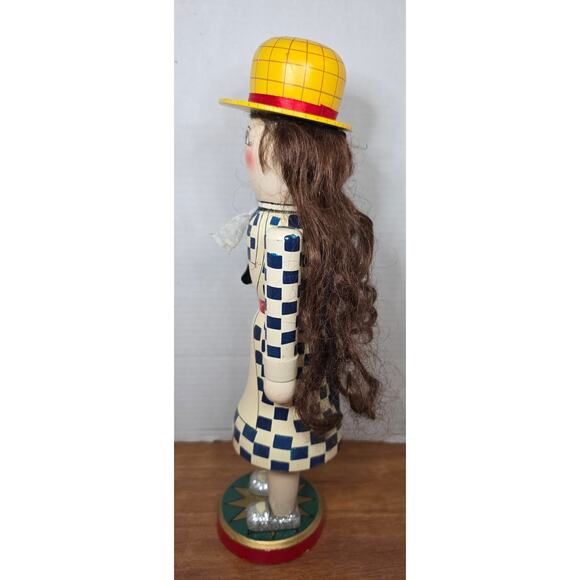 Vtg. 2005 Dorothy with Toto Wooden Nutcracker Wizard of Oz - Picture 4 of 8